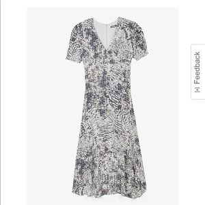 Express Animal Print Hi-Lo Maxi Dress size Medium